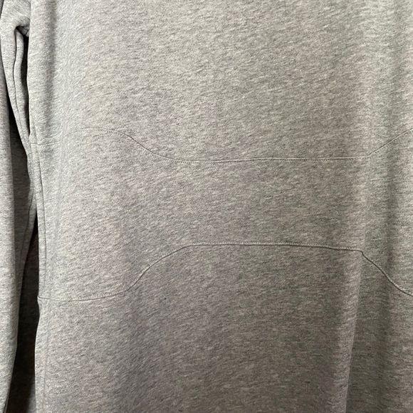 Cryus Grey Grommet Snap Longline Cardigan Size Medium - Picture 12 of 12